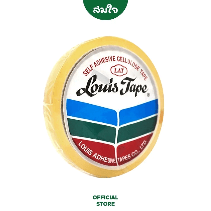 เทปใส LOUIS TAPE (หลุยส์) 1/2นิ้ว x 72หลา